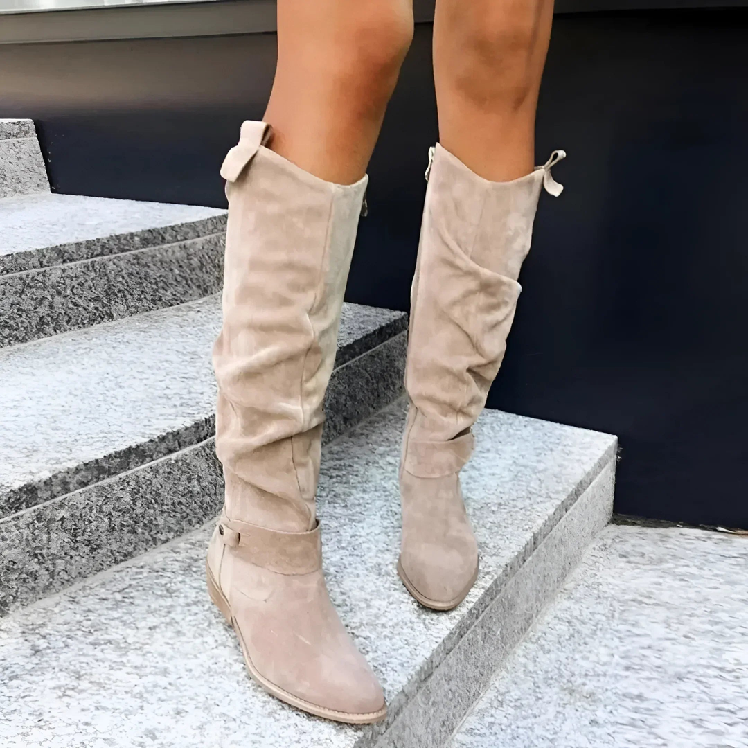 Madeleine Knee-High Suede Boots
