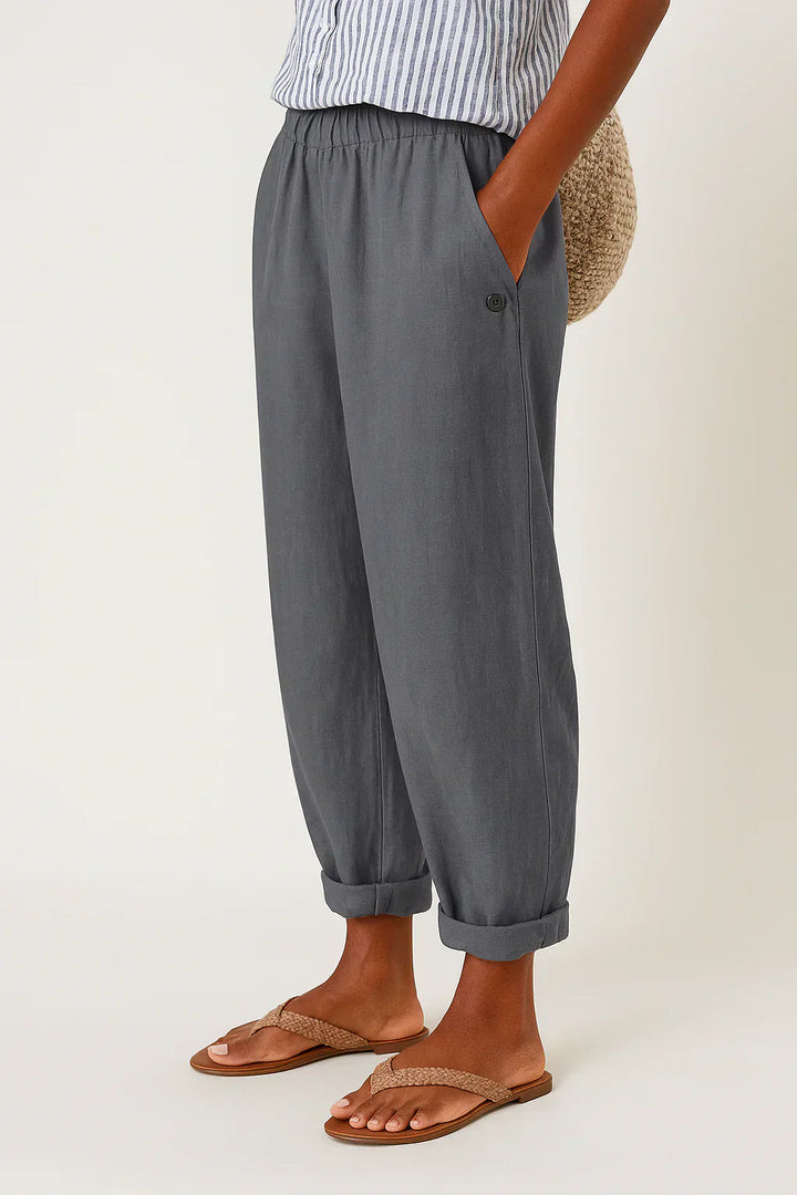Harper™ Timeless Linen-Cotton Trousers