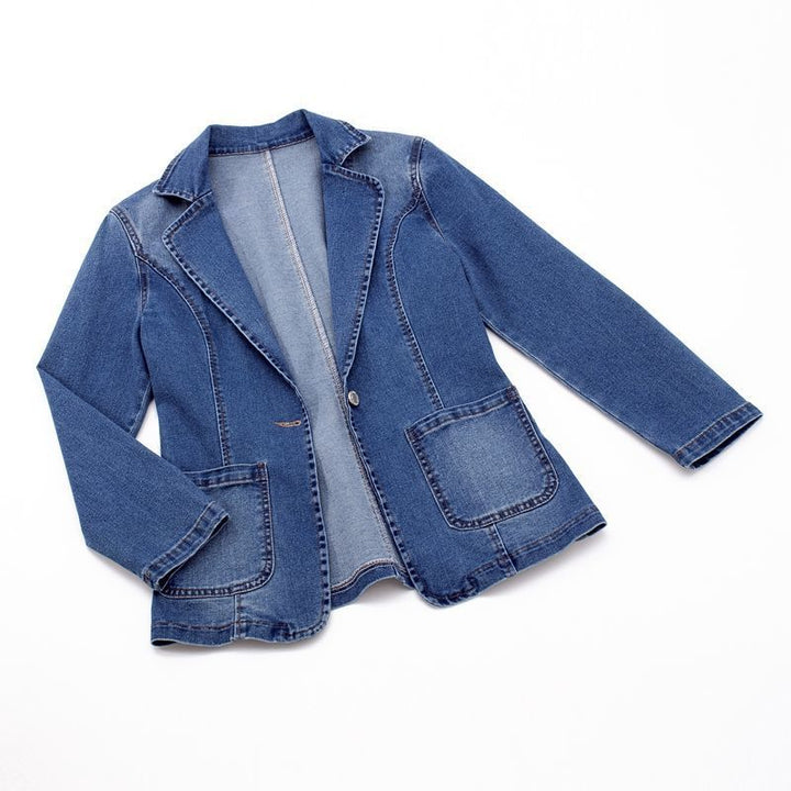 Mellie™ Classic Denim Blazer