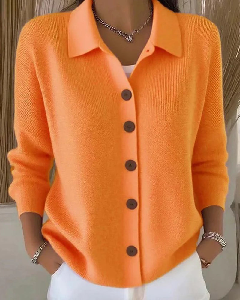 Classic Casual Button Knit Cardigan