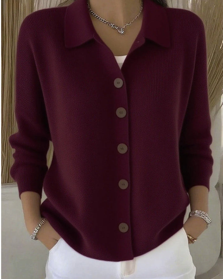 Classic Casual Button Knit Cardigan