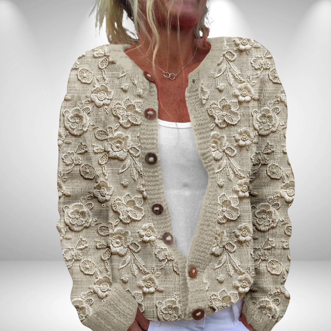 Milana™ Printed Loose Cardigan