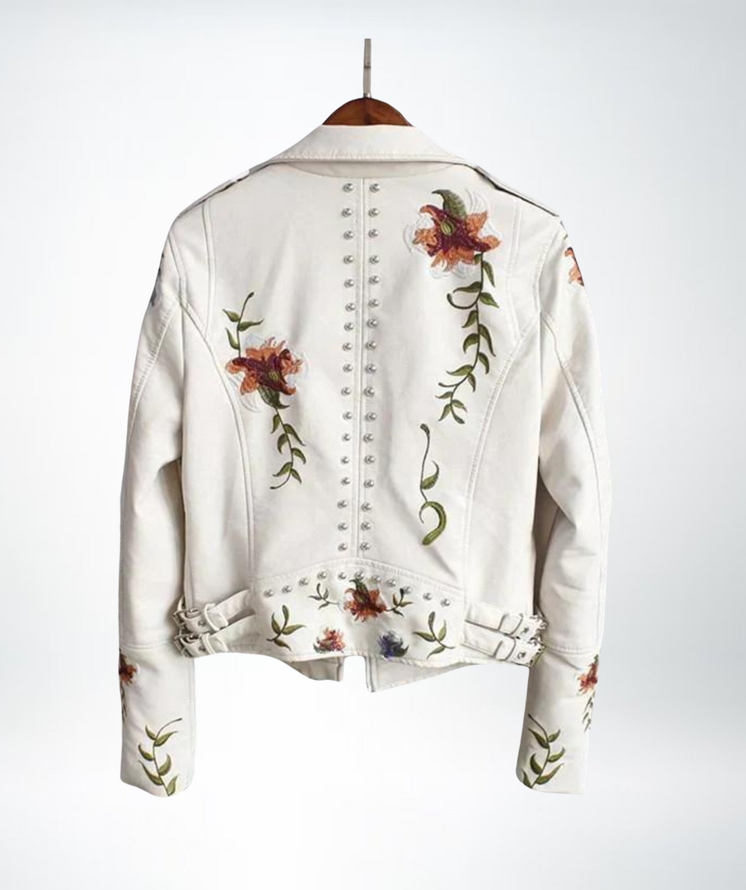 Rose™  Ladies Floral Leather Jacket
