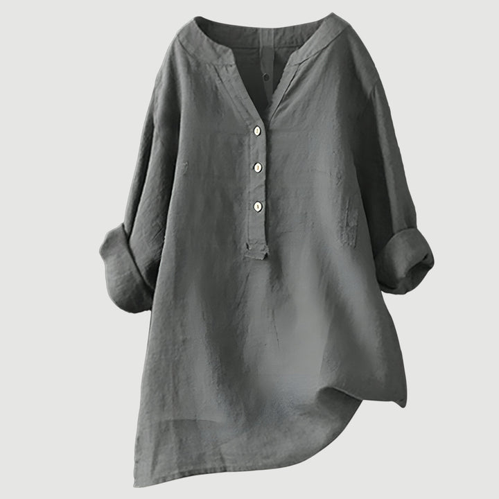 Angela™ | Airy and Comfortable Linen Shirt with Buttons