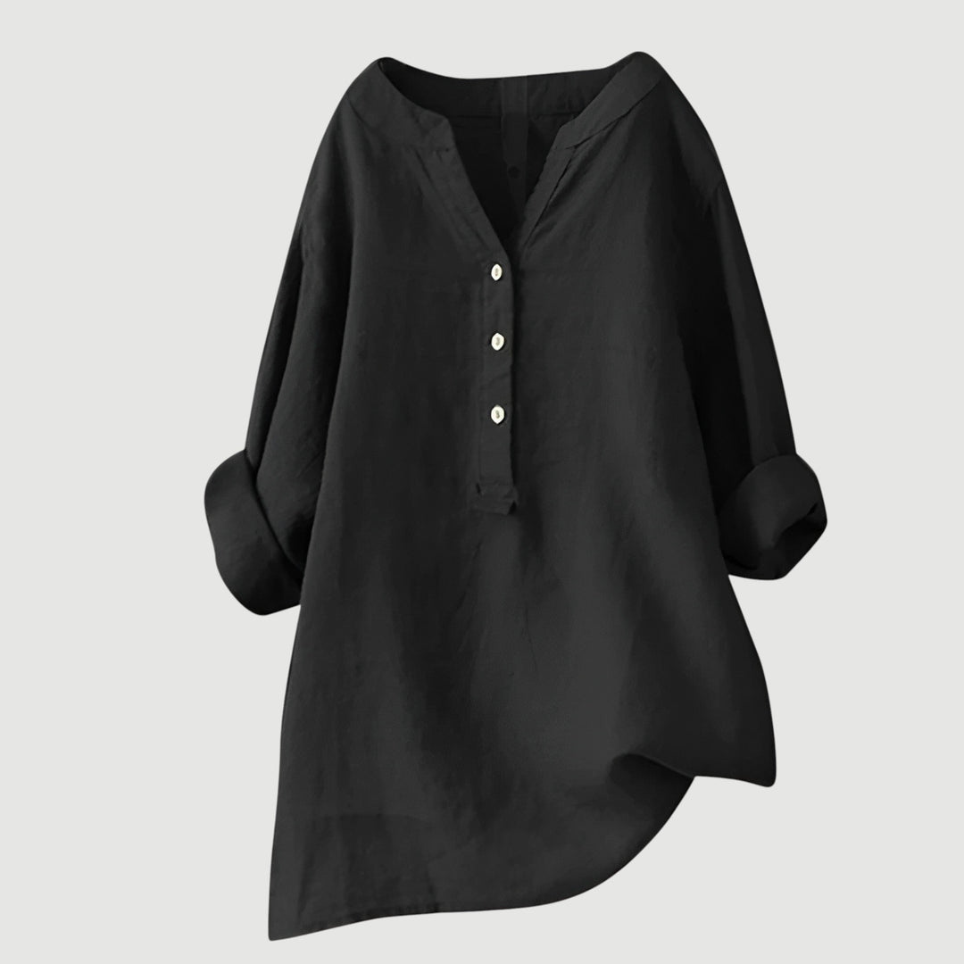 Angela™ | Airy and Comfortable Linen Shirt with Buttons