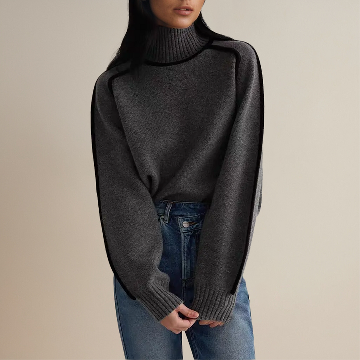 Angelina™ Knitted Turtleneck Sweater
