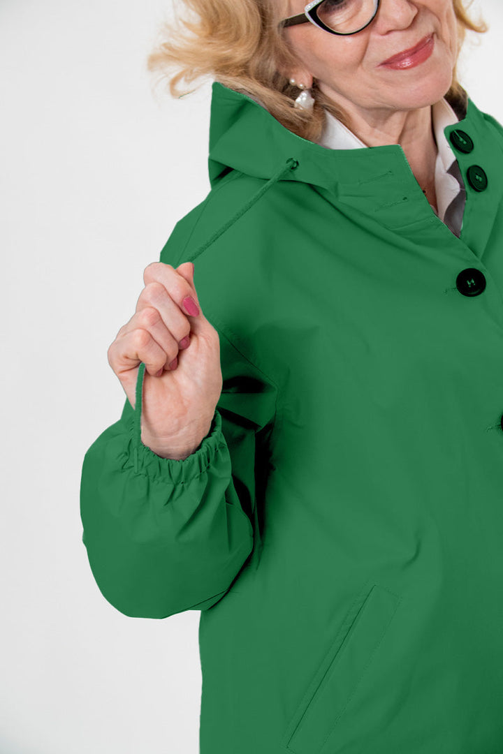 Rachel™ Water-Resistant Oversized Hooded Windbreaker