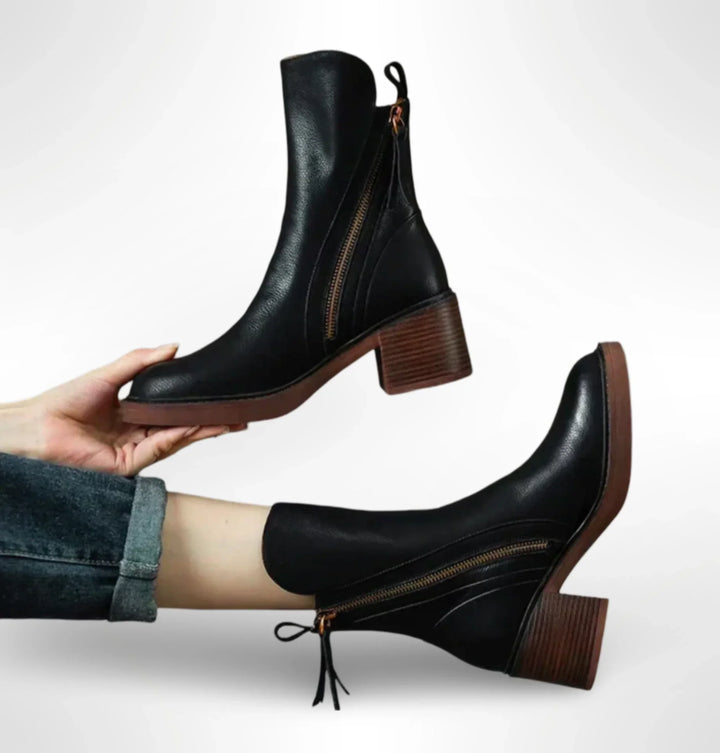 Margaret™ Elegant Leather Boots