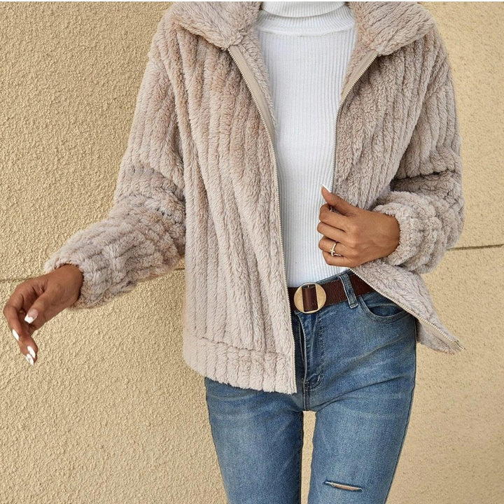 Stacey Casual Plush Cardigan